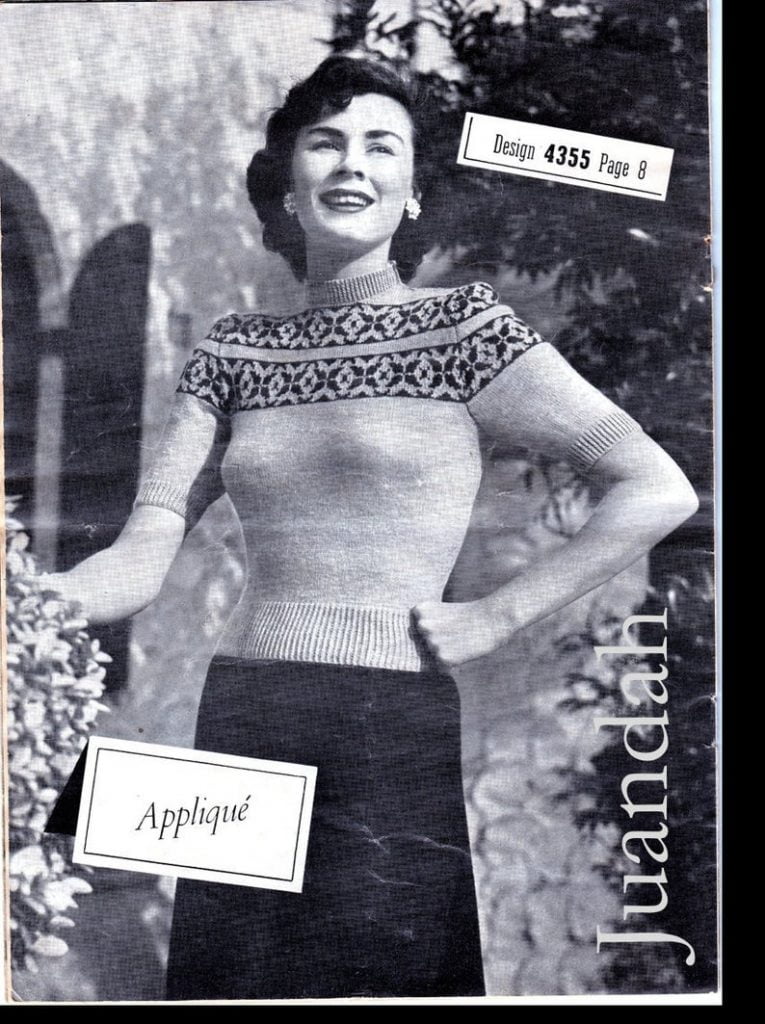 1940s knit book 8 patterns retro cardigans women's image 0
