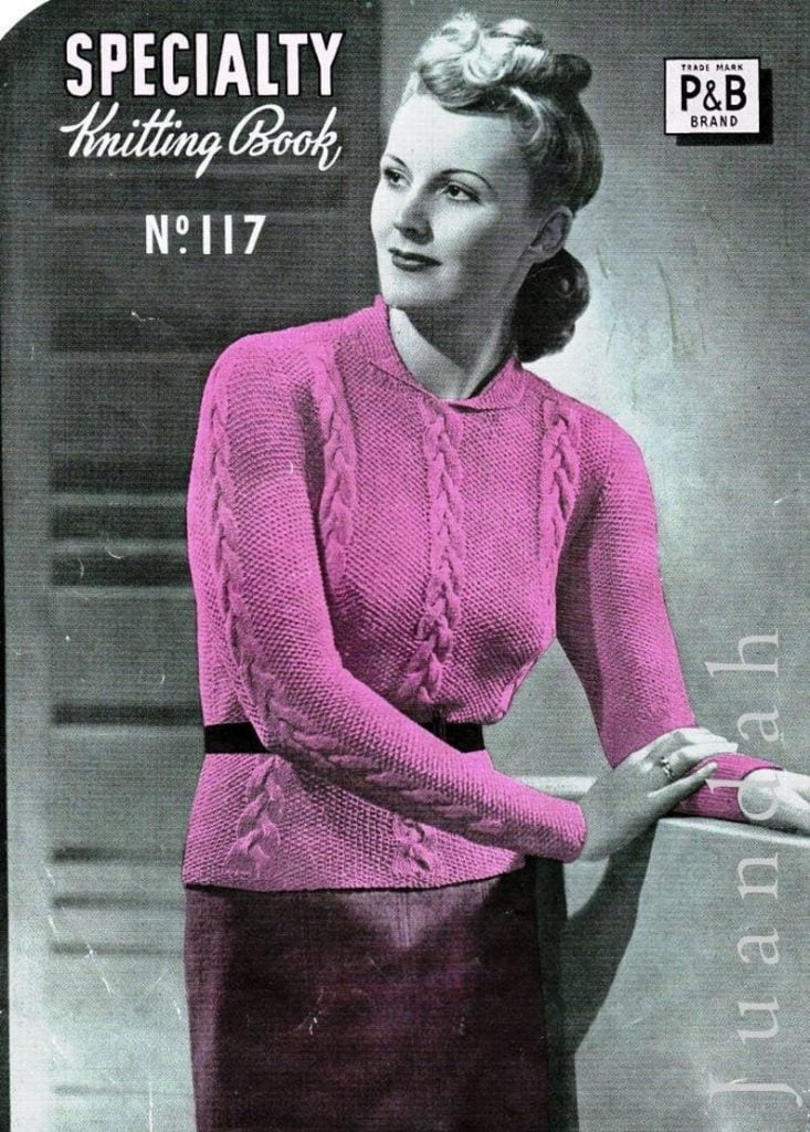 PDF book of rare vintage knitting patterns 1940s style 8 image 0