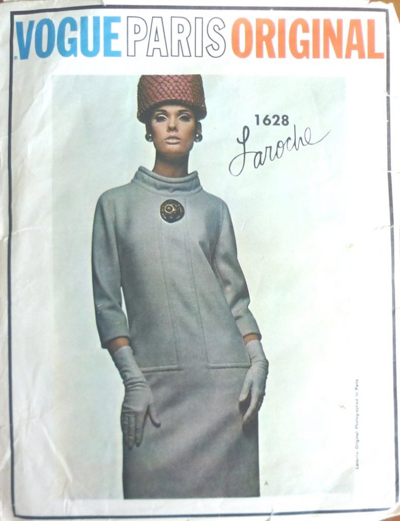 Vogue 1628 sewing pattern rare vintage 1960s Laroche Vogue image 0
