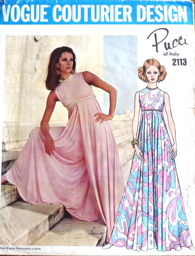 Vogue 2113 sewing pattern vintage 1960s Emilio Pucci Vogue image 0