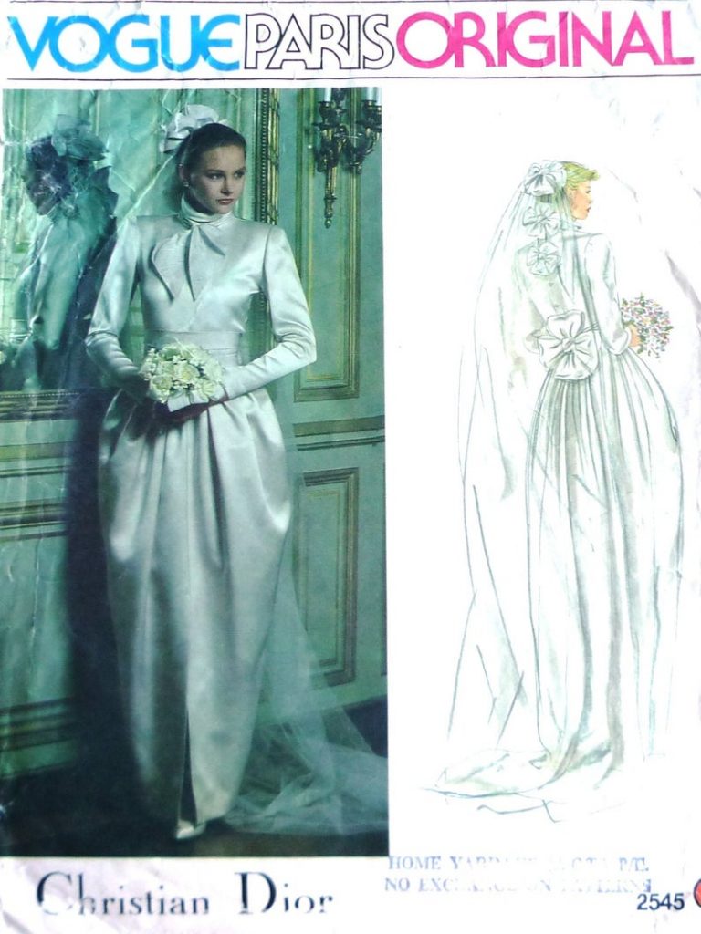 Vogue 2545 sewing pattern vintage 1970s Christian Dior Vogue image 0
