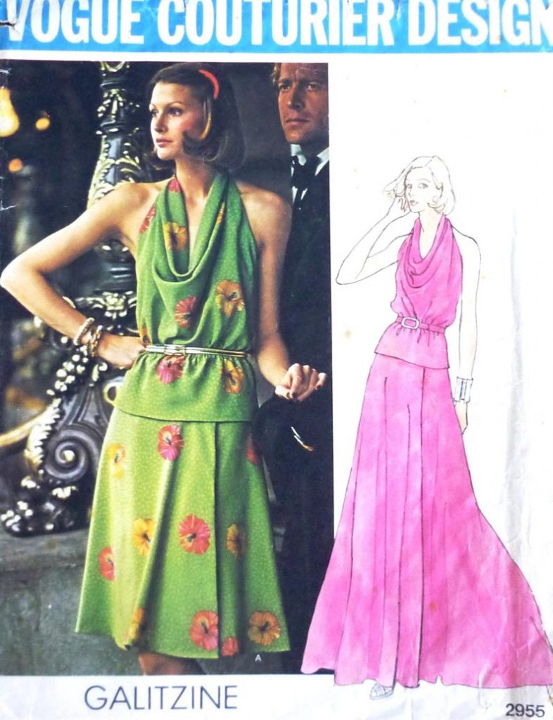 Vogue 2955 sewing pattern rare Galitzine 1970s  Vogue image 0