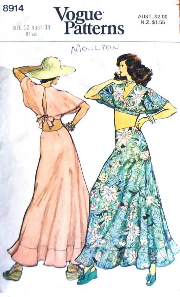 Vogue 8914 vintage sewing pattern rare and fabulous 70s boho image 0