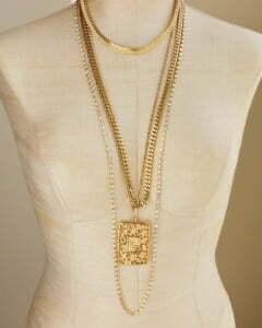laying necklace