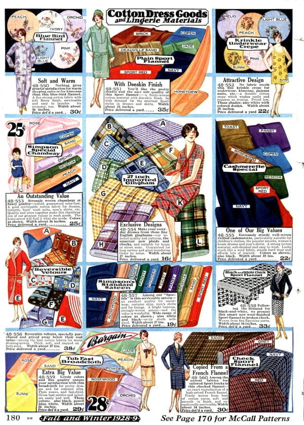 Fabrics & Colors of 1920’s fashions You May Wanna Know - Vintage-Retro