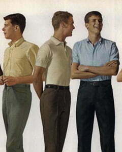 1960s Colorful T-shirts for Men: Red, Black and White Striped Shirts ...