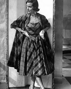 1950s Plaid coat ideas