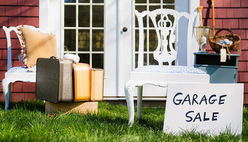 Yard and garage sales