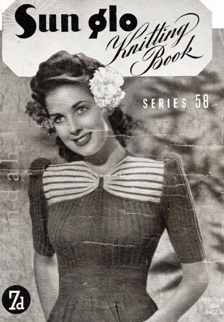 PDF 1940s knits for women entire book of patterns 8 image 0