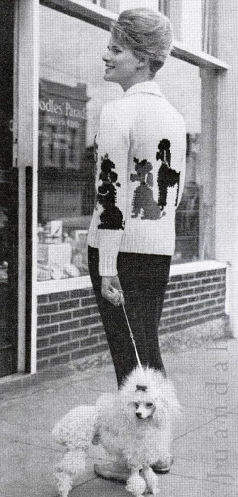 PDF women's knits entire book poodle jumper 1950s image 0
