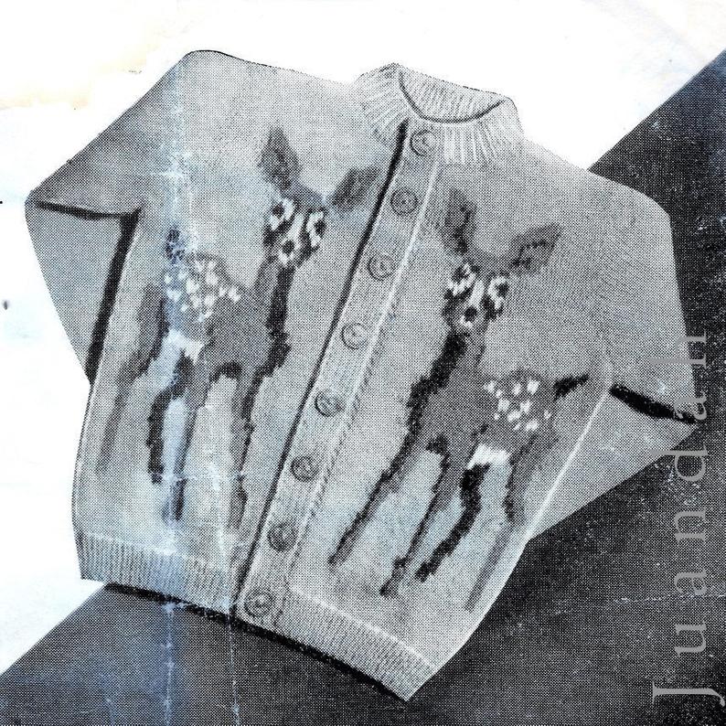 Book of 9 chidren's knitting patterns PDF patterns image 0