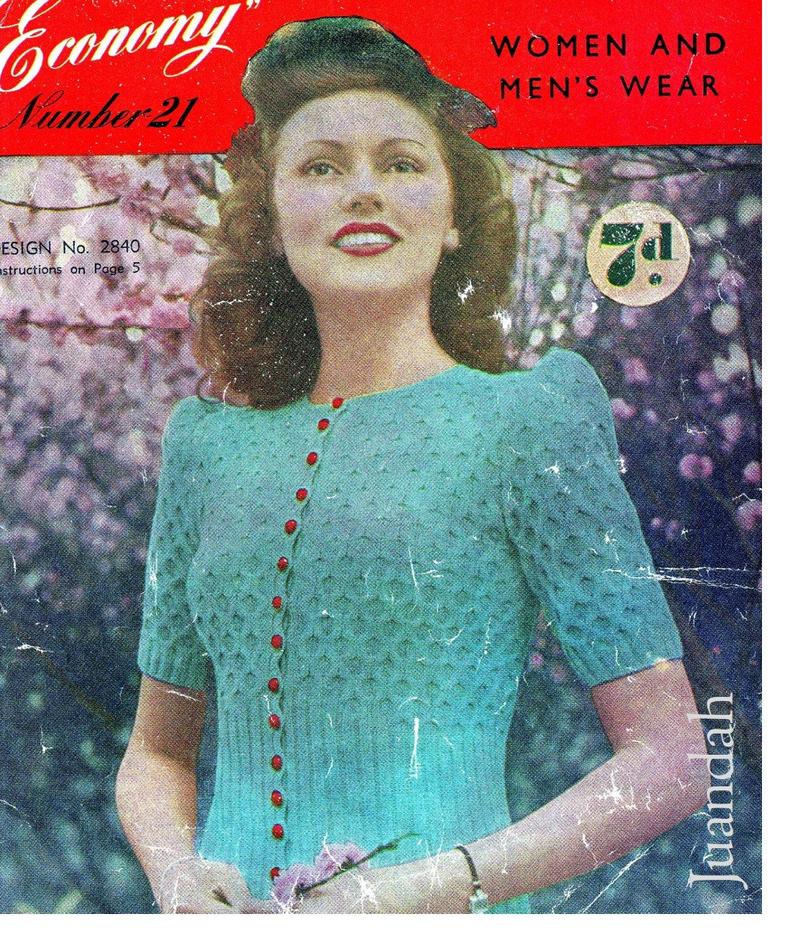 Complete PDF book of women's and men's knitting image 0