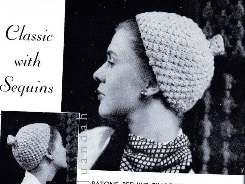 14 x 1950s women's hats and caps and men's and image 0