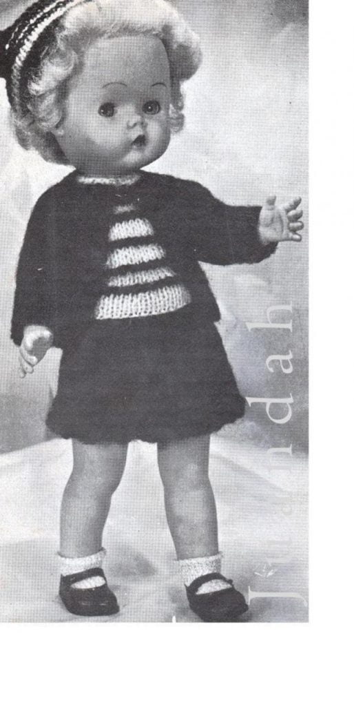 Book of knitted dolls' clothes patterns 3 complete image 0