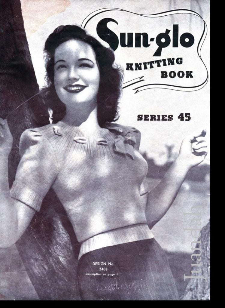 PDF book of 1940s knits for women 8 women's tops image 0