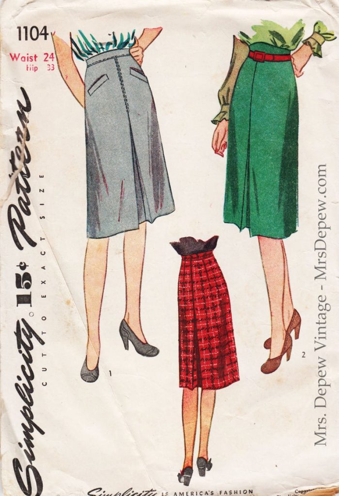 Vintage Sewing Pattern Simplicity 1104 Ladies' Simple to image 0