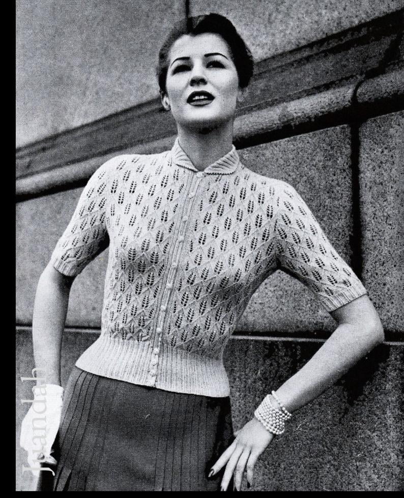 PDF book of 9 women's knits 1950s designs women's image 0