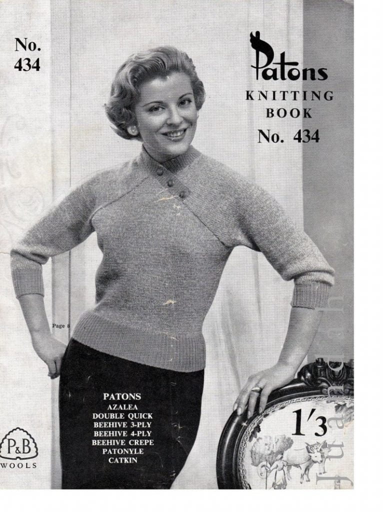 1950s knits for women entire pattern book 8 women's image 0