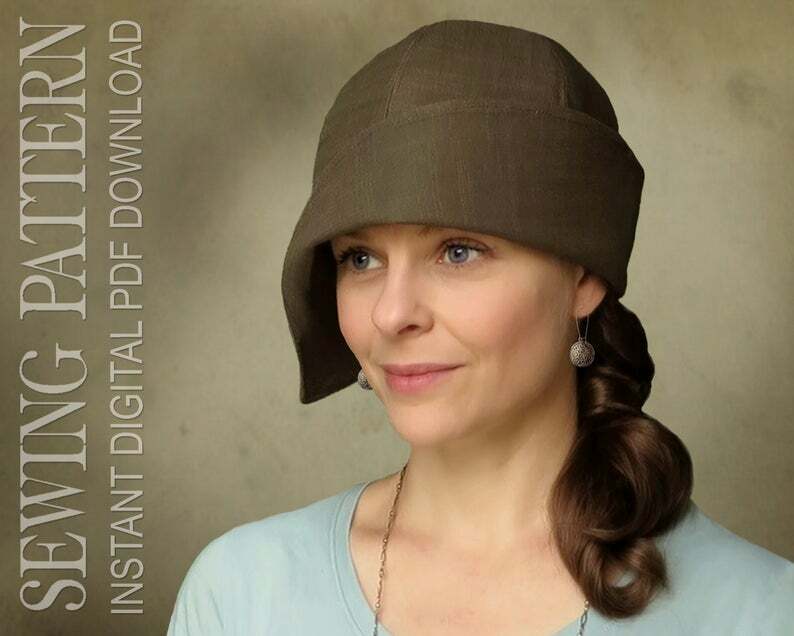 SEWING PATTERN  Clementine 1920's Twenties Cloche Hat for image 0