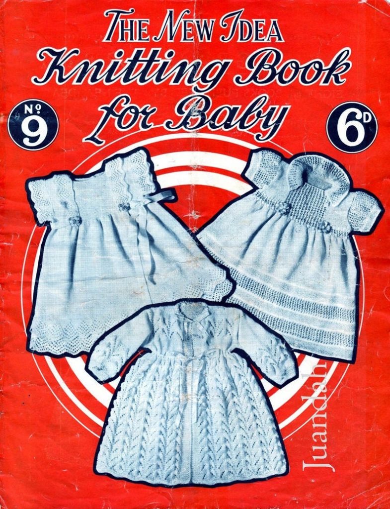 Book of layette patterns 1940s designs 6 layettes or baby image 0