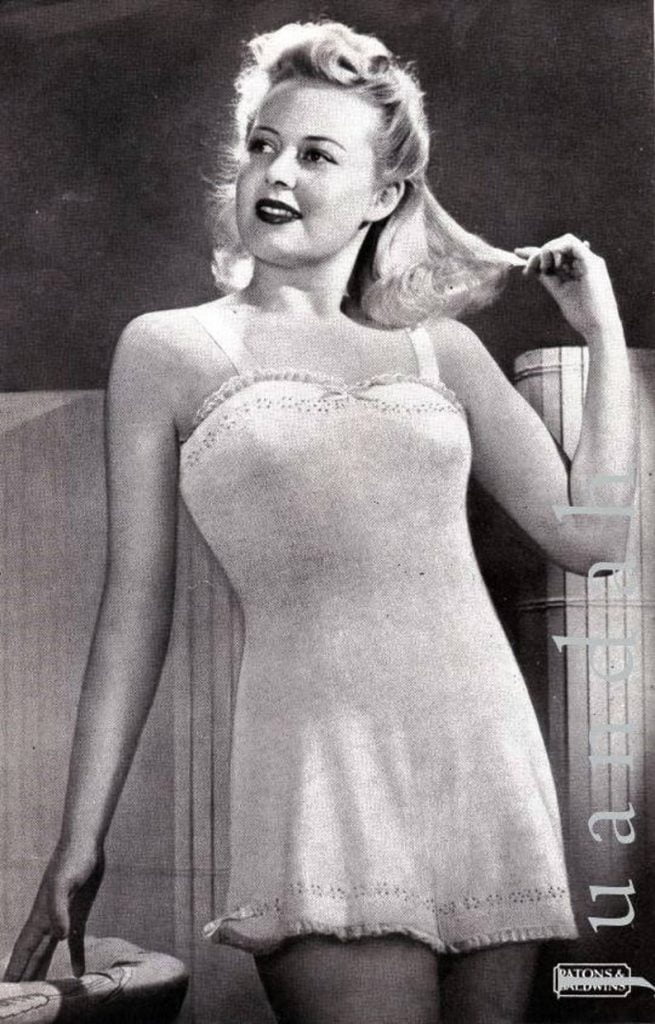 Lingerie patterns entire book sleepwear 9 vintage knitting image 0