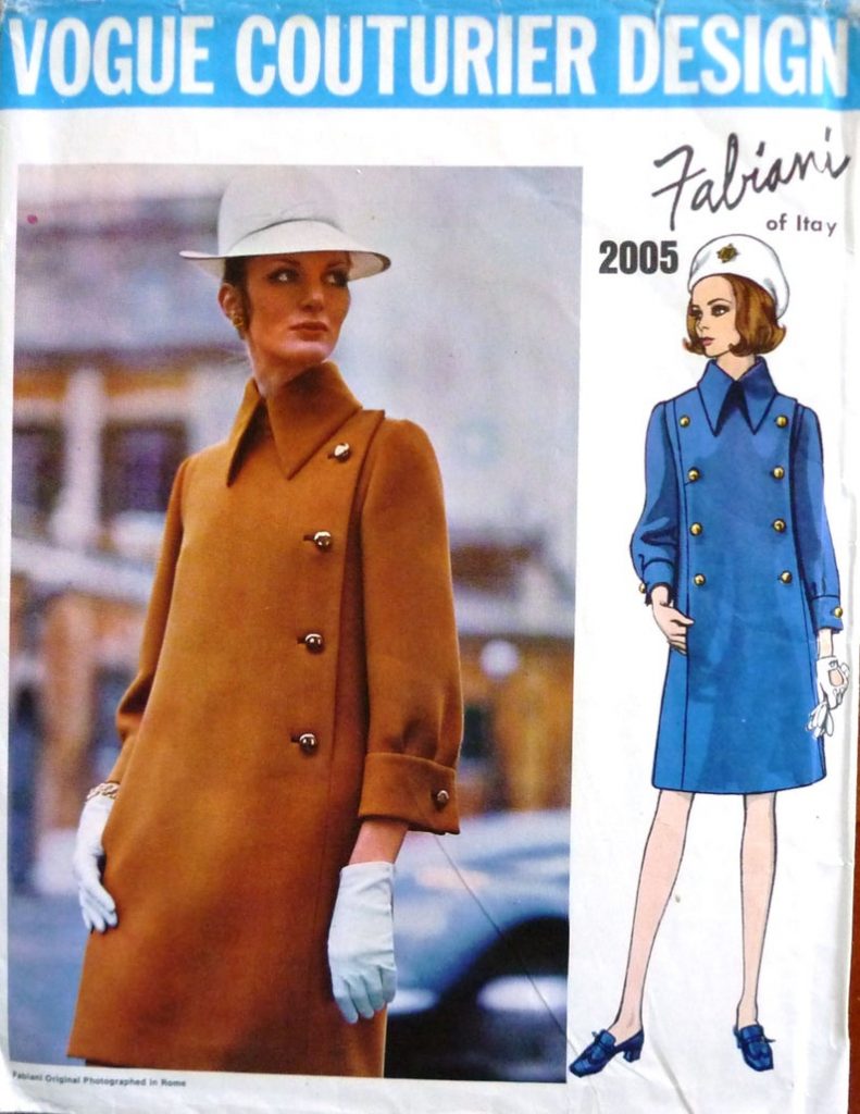 Vogue 2005 sewing pattern uncut 1960s Fabiani Vogue Couturier image 0