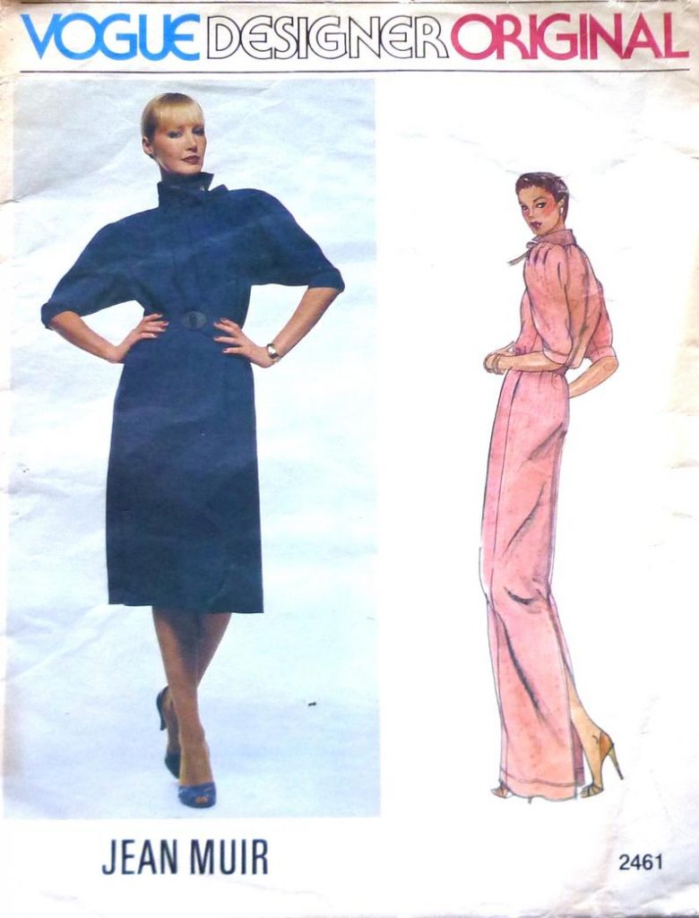 Vogue 2461 Jean Muir rare 1970s sewing pattern vintage image 0
