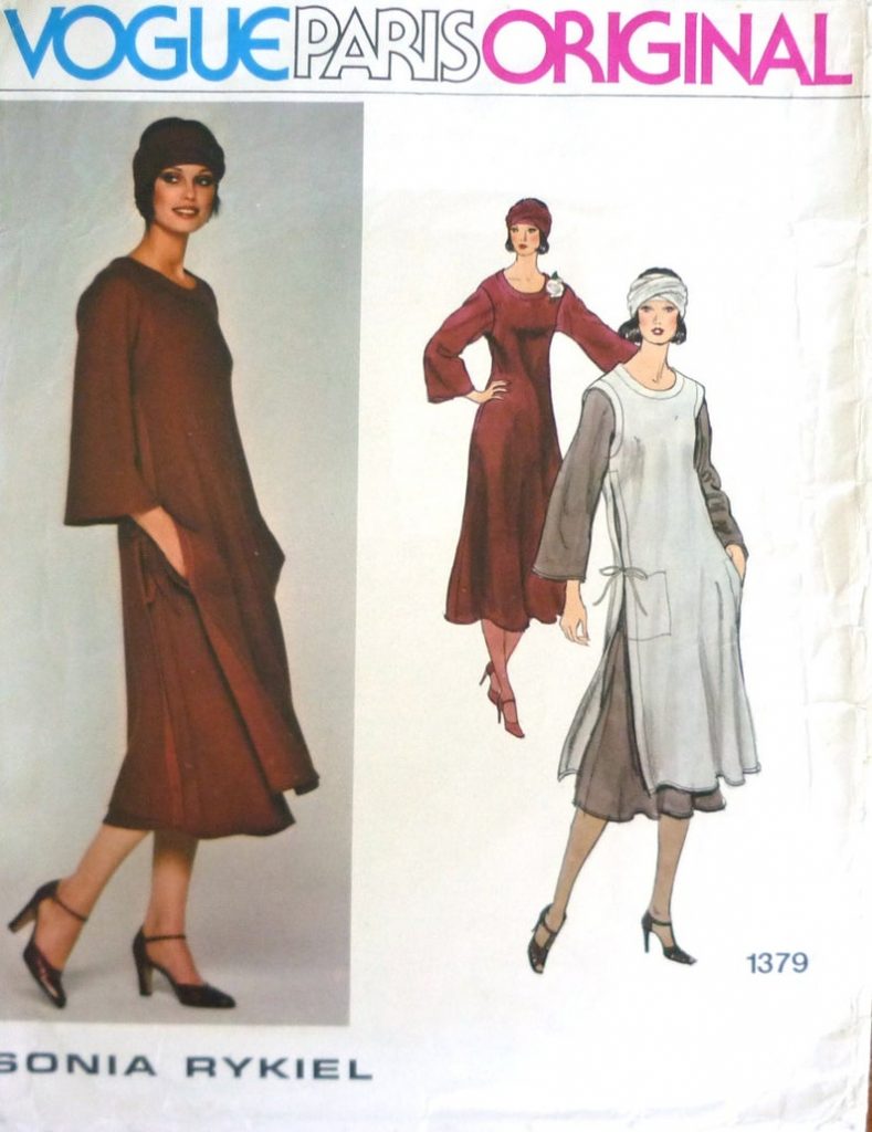 Vogue 1379 vintage 70s Sonia Rykiel pattern size 12 bust image 0