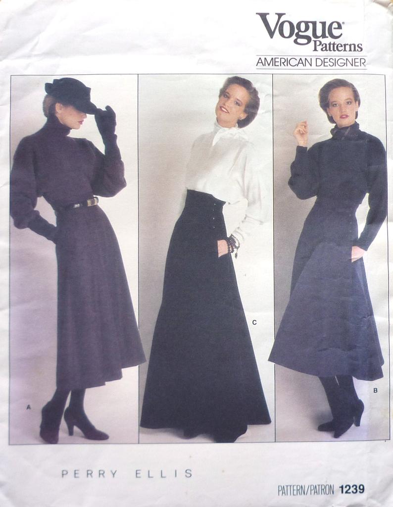 Vogue 1239 sewing pattern Perry Ellis Original from the image 0