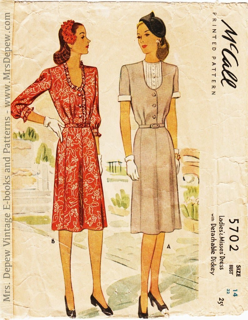 Vintage Sewing Pattern McCall 5702 Ladies'and Misses' image 0