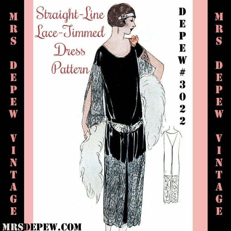 Vintage Sewing Pattern Instructions 1920s Flapper Easy One image 0