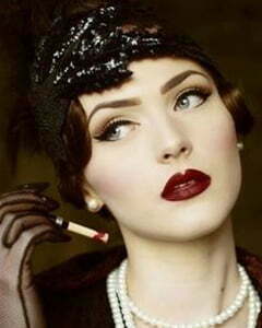 Vintage Inspired Great Gatsby Makeup