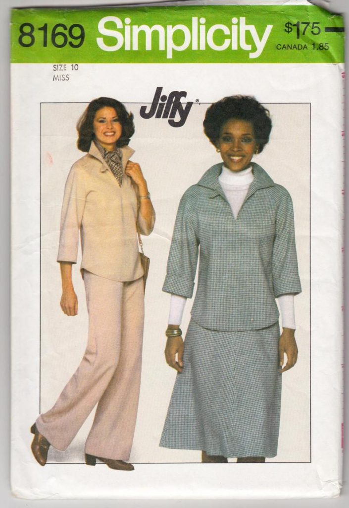 Vintage Sewing Pattern 1970s Misses Blouse Skirt and Pants image 0
