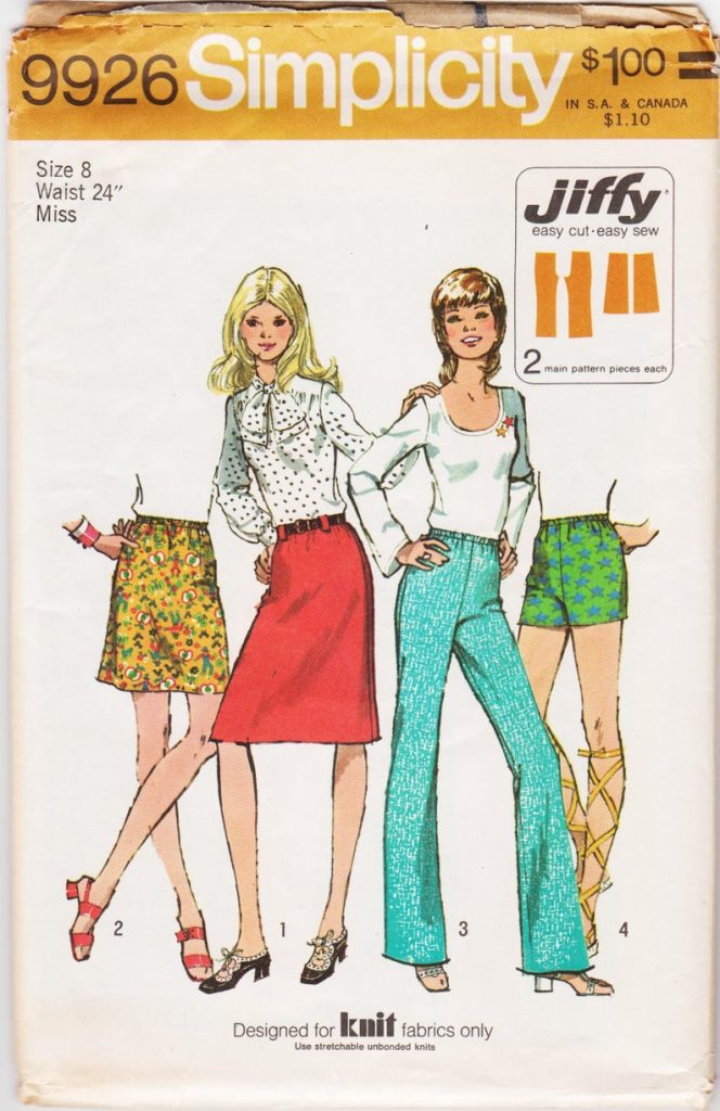 1970s Vintage Sewing Pattern Ladies' Shorts Pants & Skirt image 0