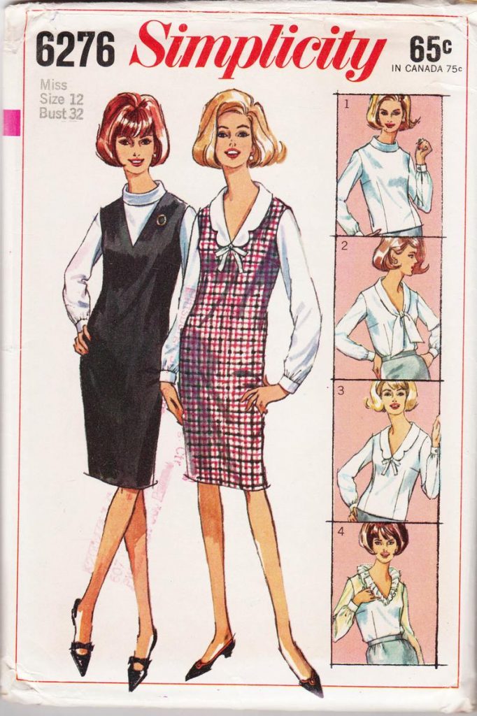 Vintage Sewing Pattern Simplicity 6276 Misses' Blouse & image 0