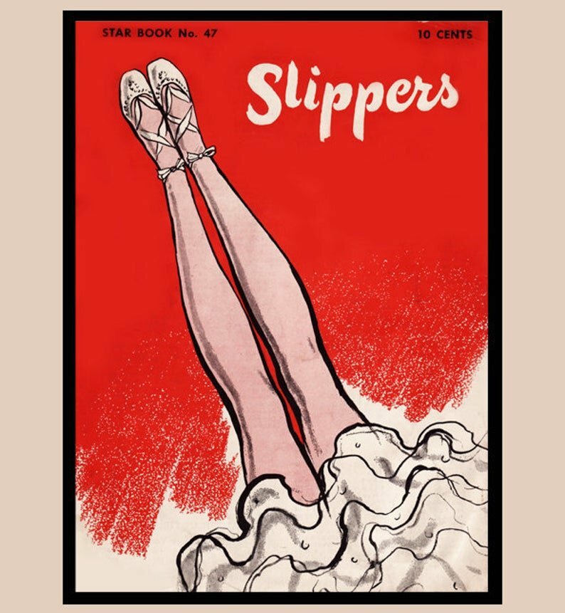 Vintage Crochet Pattern Booklet 1940's Slippers With Bonus image 0