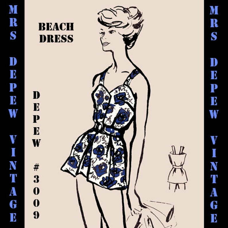 Retro Inspired Sewing Pattern 1960's Style Ladies' image 0