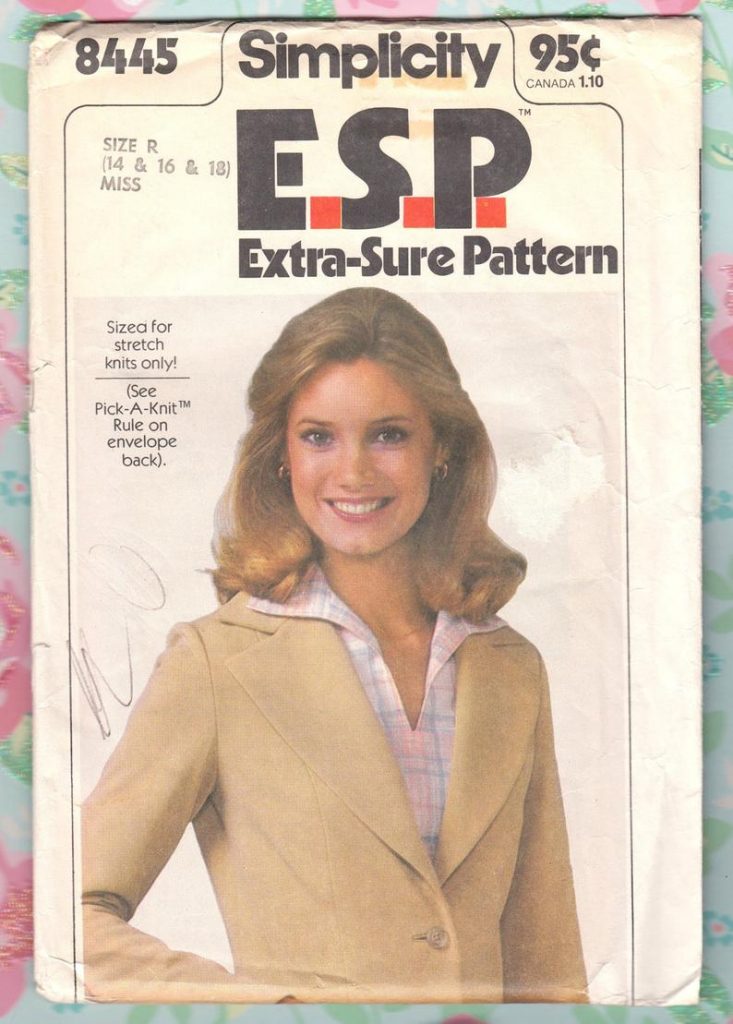 Vintage Sewing Pattern 1970's Ladies Blazer Simplicity image 0
