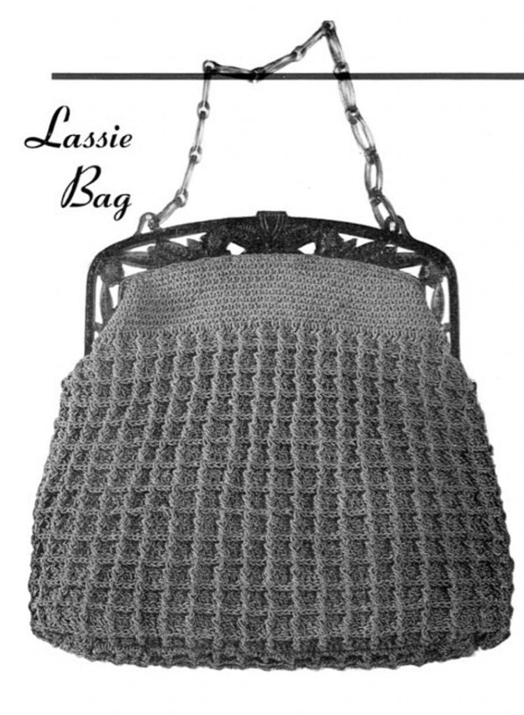 Vintage Crochet Pattern 1930s Gimp Purse Pattern The image 0
