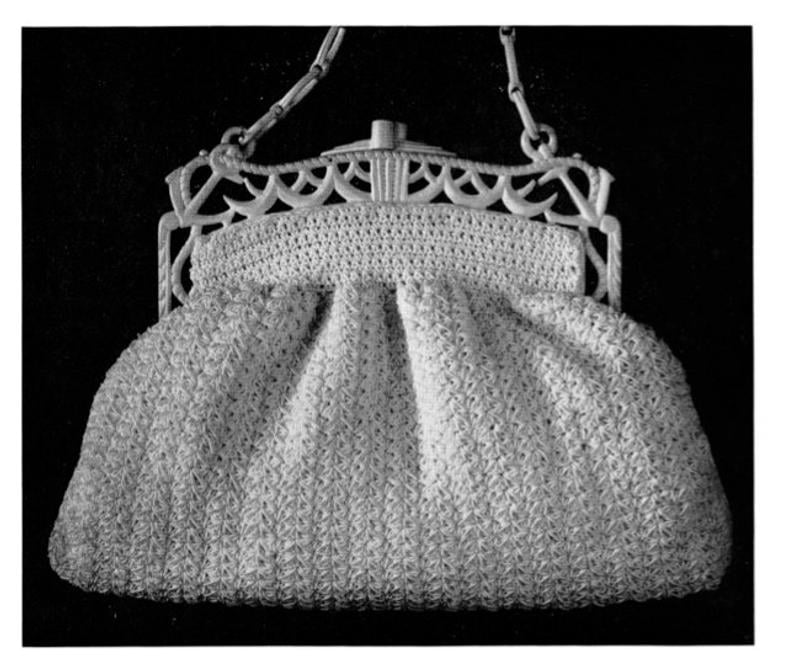Vintage Crochet Pattern 1930s Gimp Purse Pattern The image 0
