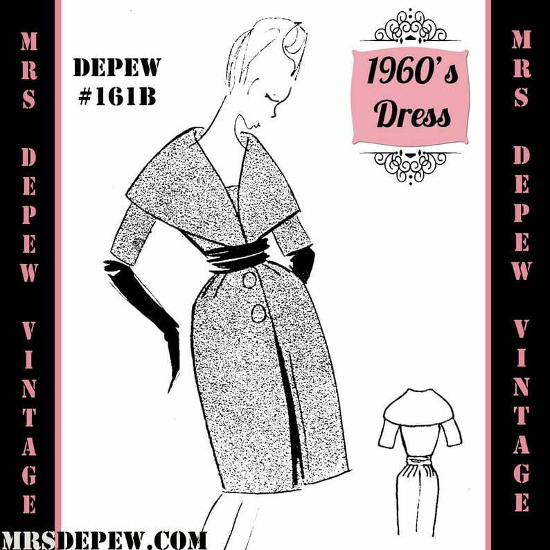 Vintage Sewing Pattern 1960's Day or Cocktail Dress in Any image 0