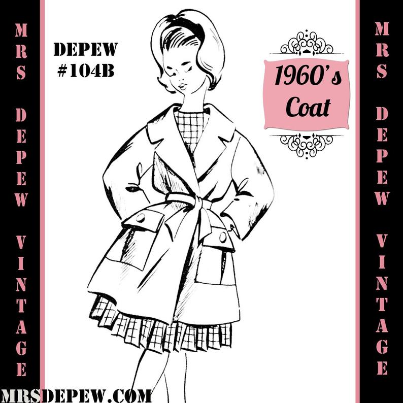 Vintage Sewing Pattern 1960's Girl's Jacket in Any image 0