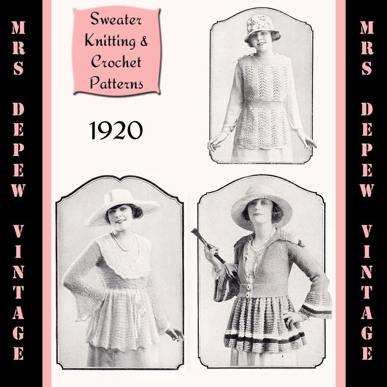 Vintage Knitting and Crochet Pattern Book Styles Volume 101 image 0