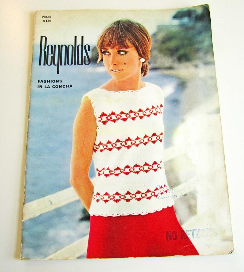 Vintage Reynolds Fashions in La Concha Booklet with Patterns image 0