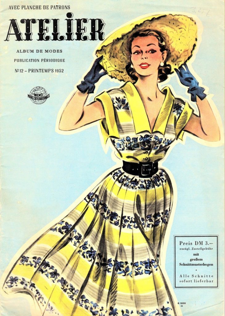 Instant Upload:  1950s French Atelier Fashion Book image 0