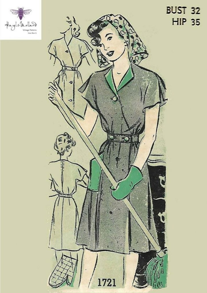 Vintage 1940's Sewing Pattern Lady's Overalls Coverall image 0