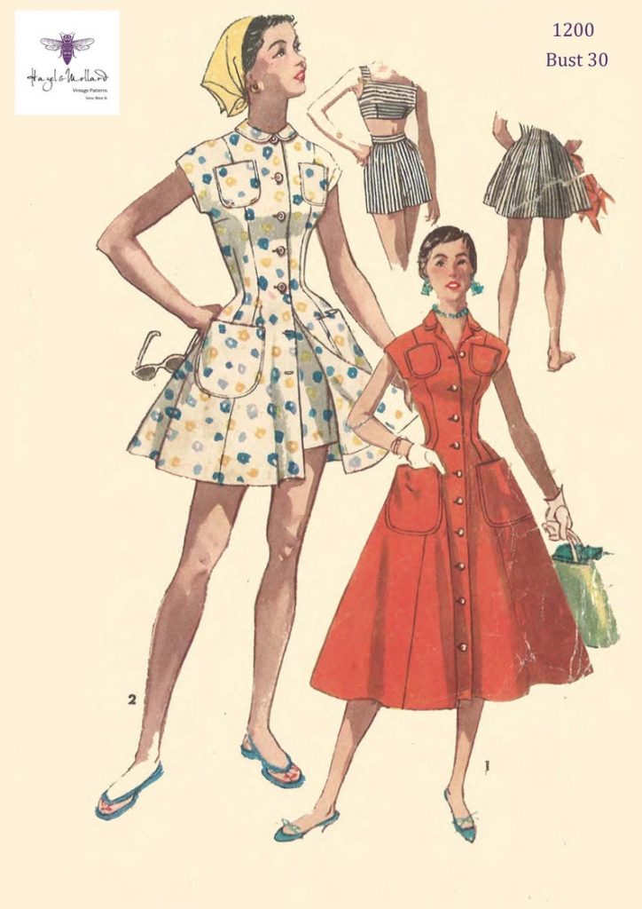 Vintage 1950's Sewing Pattern: Rockabilly Dress or image 0