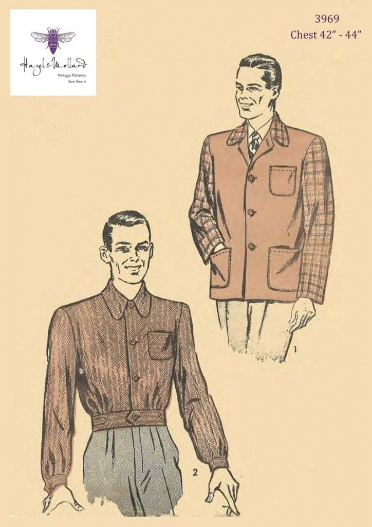 Vintage 1940's Sewing Pattern: Men's Sports Coat & image 0