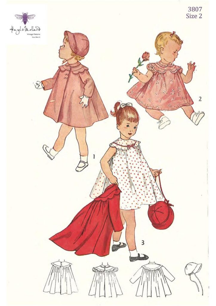 Vintage 1950's Sewing Pattern: Girl's Toddler's image 0
