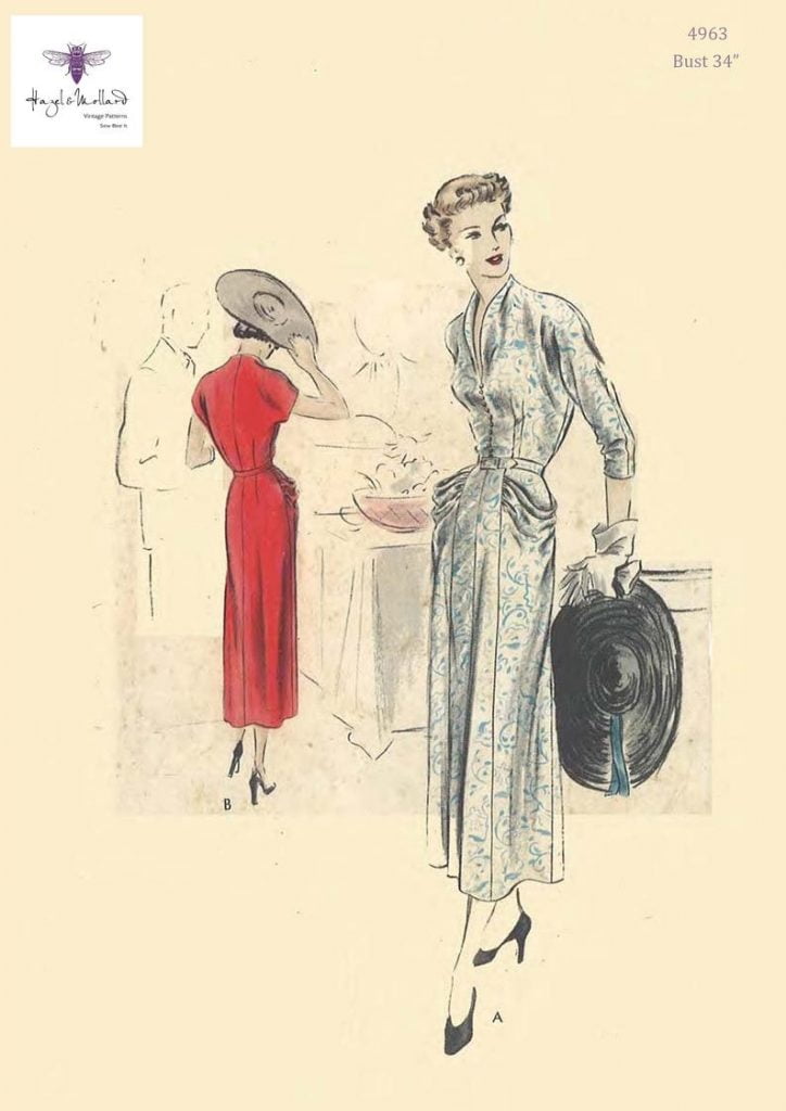 Vintage 1940's Sewing Pattern Vogue Special Sophisticated image 0